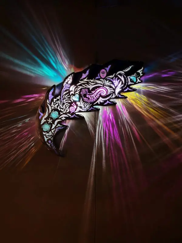 Colorful nocturnal lantern.