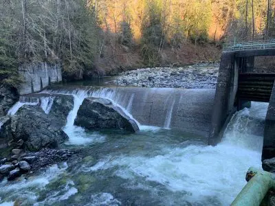 February 2020 Low Flow Event at Middle Fork Diversion Dam