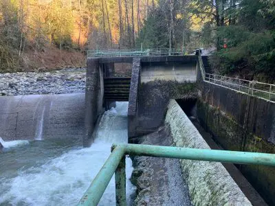 February 2020 Low Flow Event at Middle Fork Diversion Dam