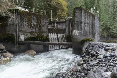 Middle Fork Nooksack Dam Removal Pre-Project Photo