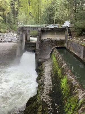 Middle Fork Nooksack Dam Removal Pre-Project Photo
