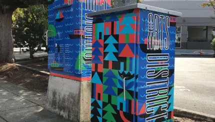 Traffic box artwork.