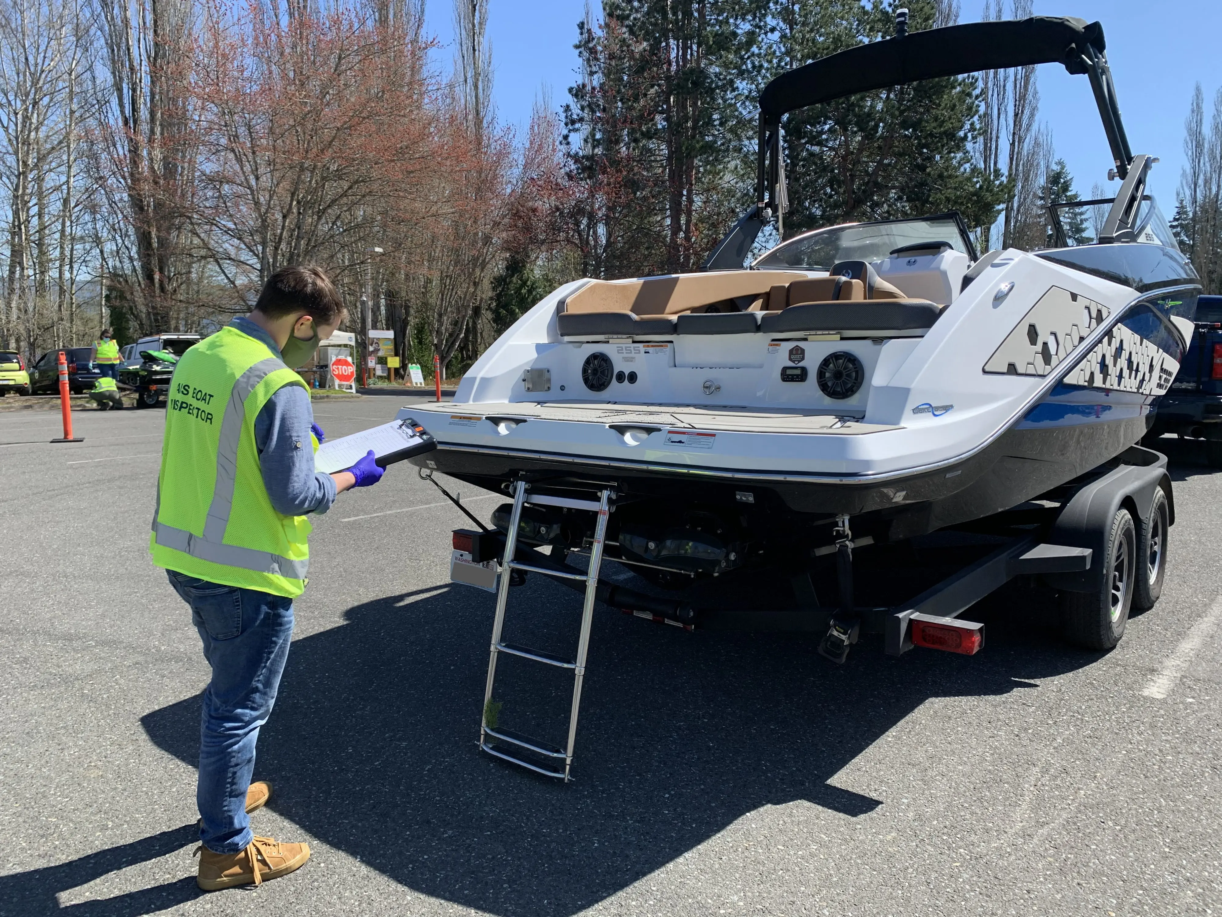 AIS boat inspection underway