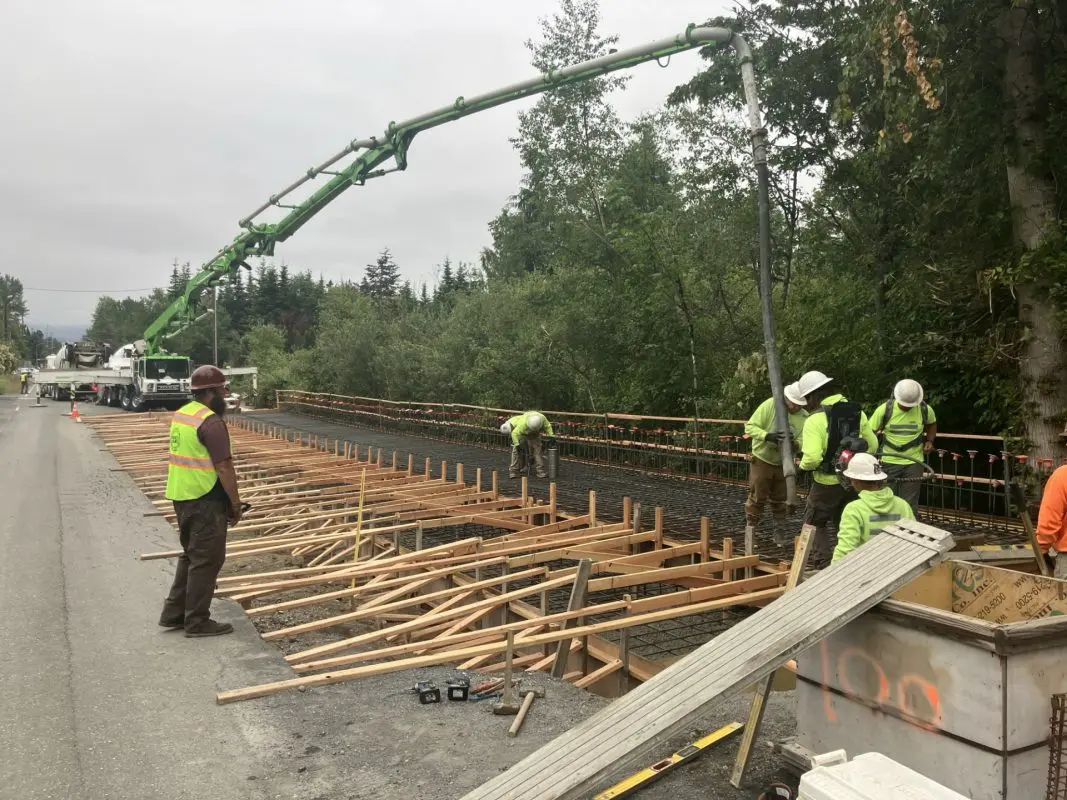 Shared Use path construction along James Street
