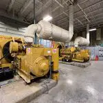 Emergency power generator units at the Post Point Treatment Plant