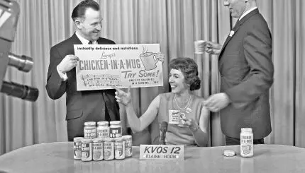 A photo of Elaine Horn's TV program