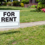a rental sign