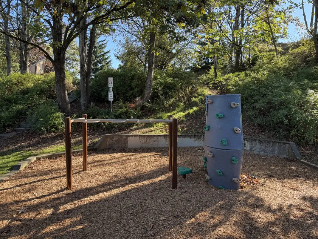 Climbing area at playground
