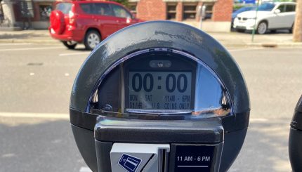Photo of single space parking meter