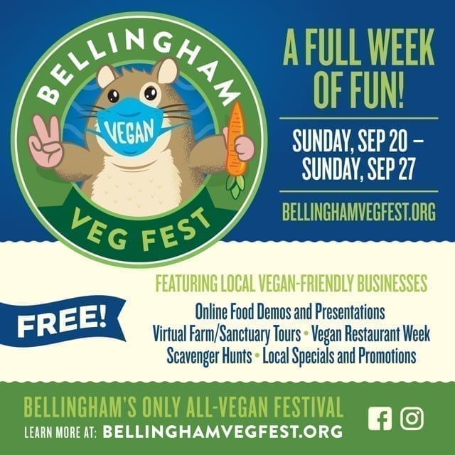 Bellingham Veg Fest 2020 flyer