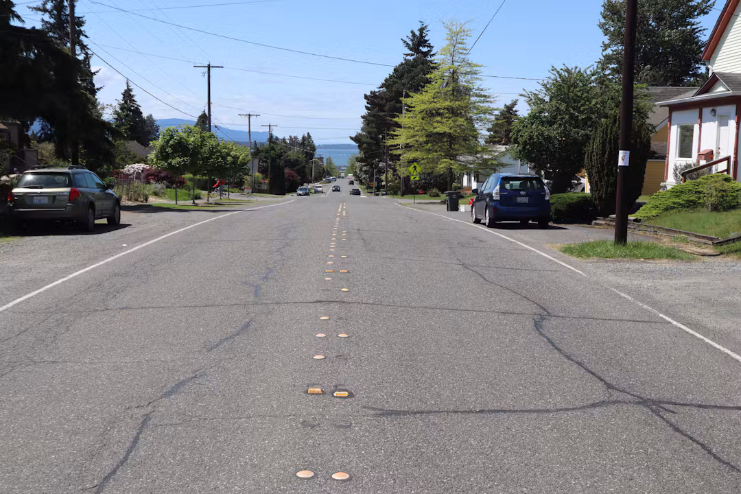 A neighborhood road
