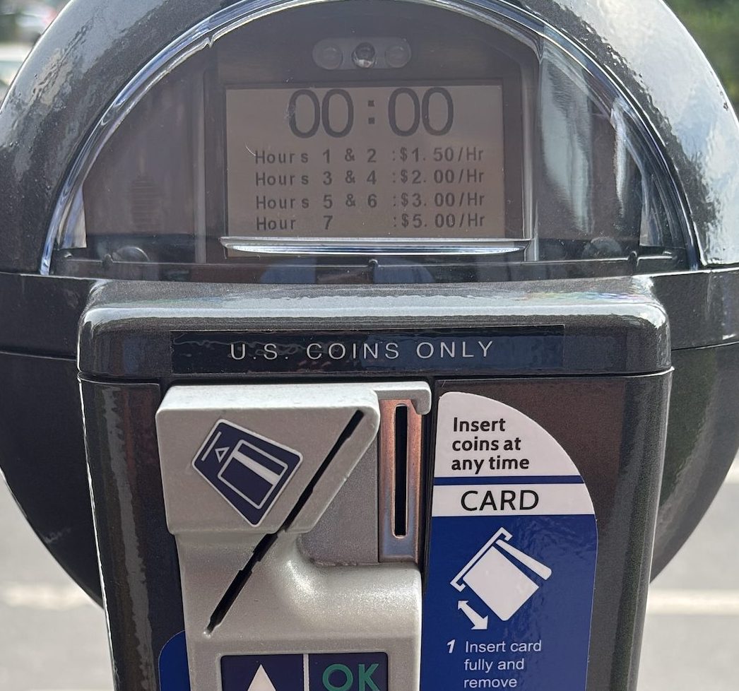 Photo of single space parking meter